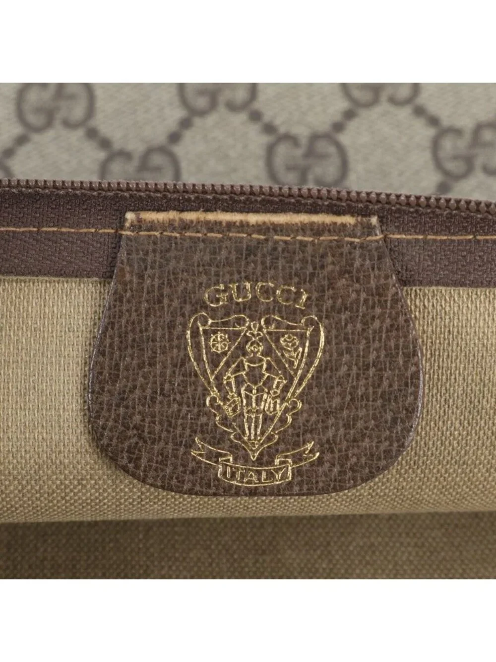 Gucci GG Supreme 012 904 Leather Clutch Pouch Business